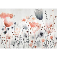 Art For The Home | Watercoloured Meadow   Fotobehang   280x372 Cm