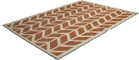 Bo Camp Industrial Chill Mat Flaxton   L   Clay
