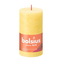 Bolsius Stompkaars Rustiek 13x6,8cm Sunny Yellow
