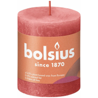 Bolsius Stompkaars Rustiek 8x6,8cm Blossom Pink