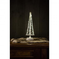 Christmas United Kerstboom   Wit/zilver   42,5x16 Cm