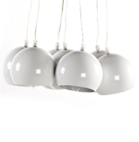 24designs Hanglamp Seven   Witte Bollen