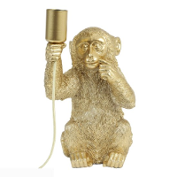 Light & Living   Tafellamp Monkey   13x12.5x23.5cm   Goud