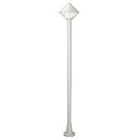 Albert Staande Lamp Buiten Wit Triangle 180cm   682032