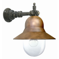 Ks Verlichting Bronzen Wandlamp Bretagne    7296