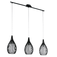 Eglo Design Hang Lamp Razoni 3 Lichts Zwart   94389