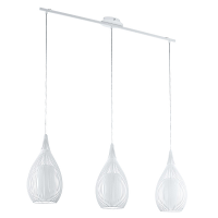 Eglo Design Hang Lamp Razoni 3 Lichts Wit   94388