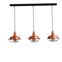 Masterlight Roodkoperen Hanglamp Industria 3x25    2545 55 55 S C 100 3