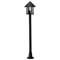 Albert Staande Tuin Lamp Toit 125cm   Zwart   664126