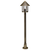 Albert Staande Tuin Lamp Toit 125cm   Brons Bruin   654126