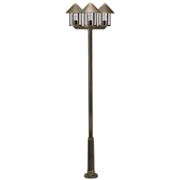 Albert Staande Lamp Met 3 Lampen Toit Brons Bruin   652042