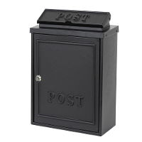 Ks Verlichting Zwart Brievenbus Postbox B6    17134