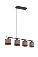 Trio Hanglamp Davos Taupe 4 Lichts   R31554041