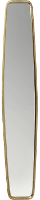 Spiegel Clip Brass   32x177cm