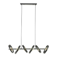 Moos Kevin Hanglamp 6 Lichts   Charcoal