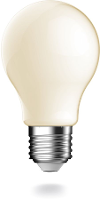 Nordlux A60 Filament Smart E27 Ledlamp   Milky   4,7 W