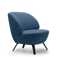Fauteuil Sydney Donkerblauw Stof
