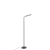 Qazqa Design Vloerlamp Zwart Incl. Led Met Touch Dimmer   Palka