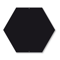 Trendform Element Magneetbord Hexagon   Zwart