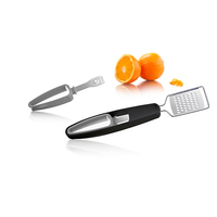 Vacuvin +tools Citrus Rasp/citroentrekker   Grijs