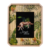 Fotolijst Jungle Met Bamboe Frame   13x18 Cm