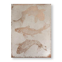 Art For The Home   Canvas   Koi   Rosegoud   70x50 Cm