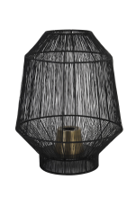 Light & Living Tafellamp 'vitora', Mat Zwart