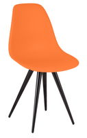 Angel Chair Zwart / Oranje   Kubikoff
