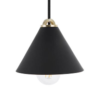 Beliani Aragon Hanglamp Zwart