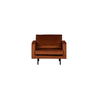 Bepurehome Rodeo Fauteuil   Velvet   Roest