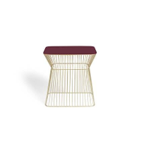 No Offence Side Table Wine Red
