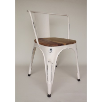 Chair Retro Iron White