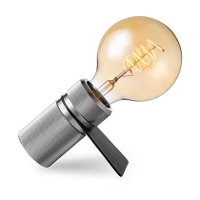 Home Sweet Home Tafellamp Matrix   Zilver   11|10.2|5.3cm   Bedlampje