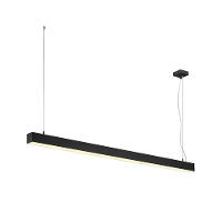 Slv Hanglamp Design Q Line Dimbaar 142cm Zwart   1001309
