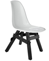 Icon Chair Wit   Zwart   Kubikoff