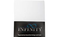 Infinity Boxspringbeschermingsset Infinity Bbs Luxe, (molton + Hoeslaken) 160 X 200 Cm Katoen / Jersey
