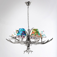Kare Design Hanglamp Antler Flower 6 Lite Lamp