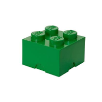 Lego   Opbergbox Brick 4, Groen   Lego
