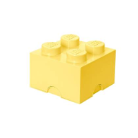 Lego   Opbergbox Brick 4, Pastelgeel   Lego