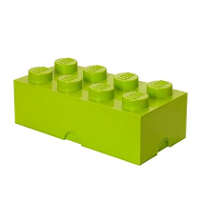 Lego   Opbergbox Brick 8, Limegroen   Lego
