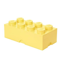 Lego   Opbergbox Brick 8, Pastelgeel   Lego