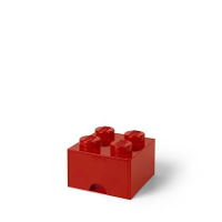 Lego   Opberglade Brick 4, Rood   Lego