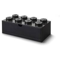 Lego   Set Van 2   Bureaulade Brick 8, Zwart   Lego