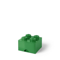 Lego   Set Van 6   Opberglade Brick 4, Groen   Lego