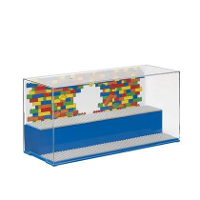Lego   Vitrine Iconic Minifigure, Blauw   Lego