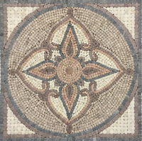 Mozaiek T Spoor Decor Marmer 60x60cm