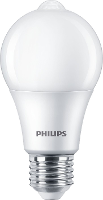 Philips Led Lamp E27 60w 806lm Peer Mat + Sensor
