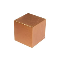 Qazqa Moderne Wandlamp Koper   Cube