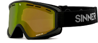 Sinner Batawa Otg Skibril   Mat Zwart   Oranje Lens
