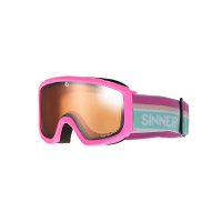 Sinner Duck Mountain Skibril Kind   Matte Pink   Oranje Lens